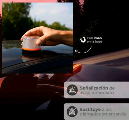 Baliza Emergencia V16 con Geolocalizacion Homologada DGT 3.0 Luz de Emergencia EXTRASTAR homologada y autorizada por DGT, tarjeta SIM incluída, cobertura hasta 2038